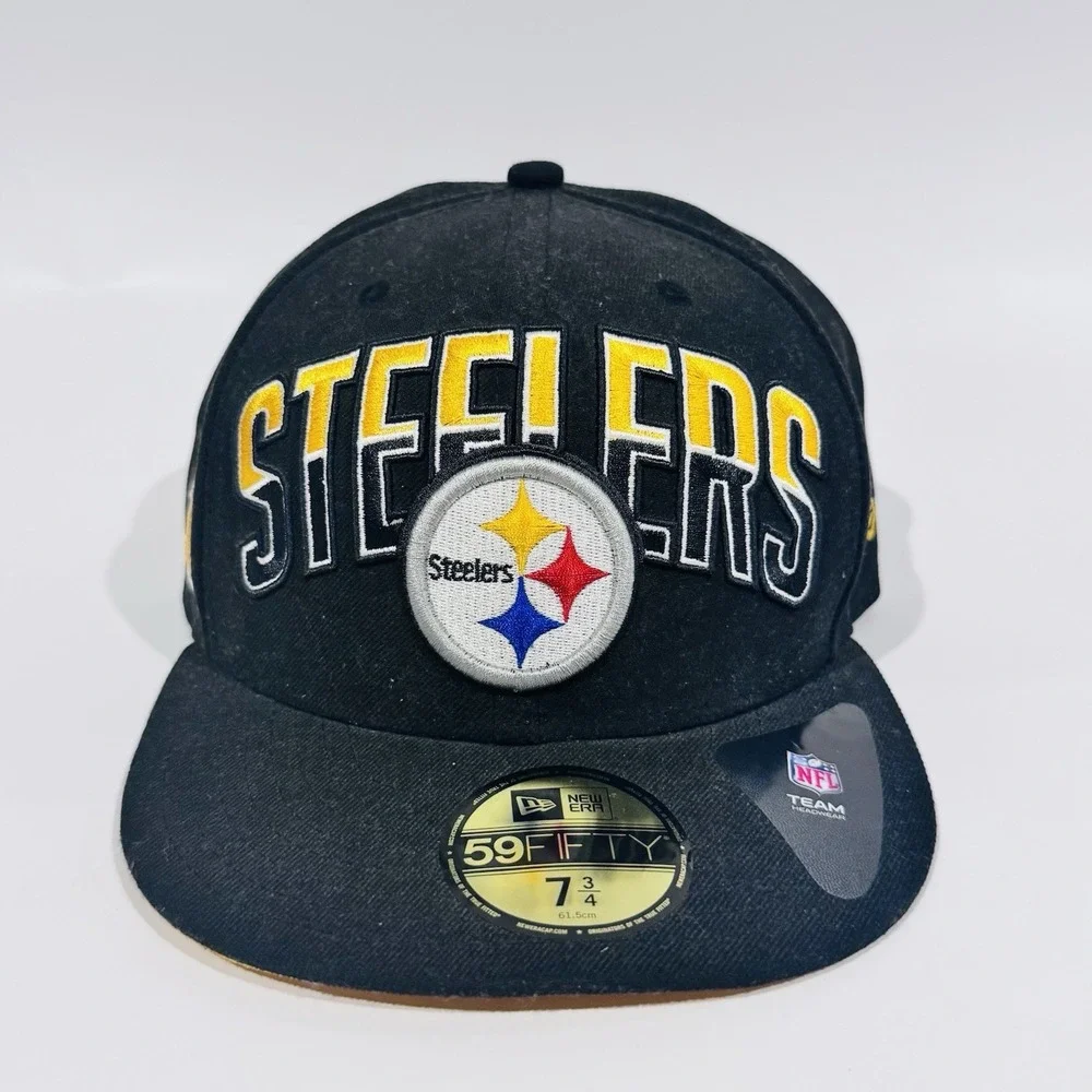 NFL Draft Pittsburg Steelers New Era 59Fifty‎ 7 3/4 Embroidered Hat Cap